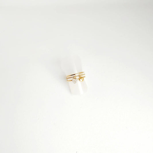 Ring charming love - Goud ring