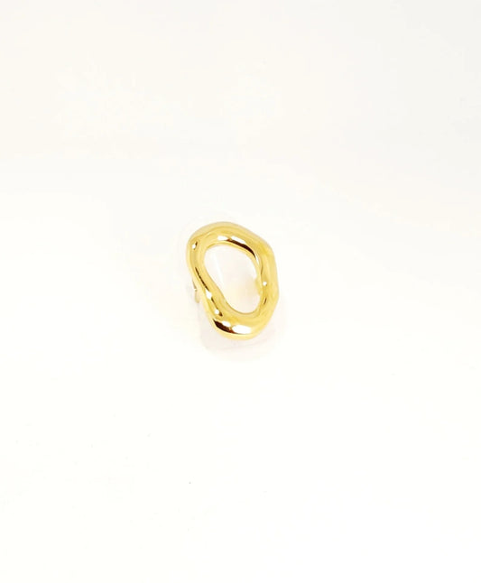 Ring organic bold - Goud ring