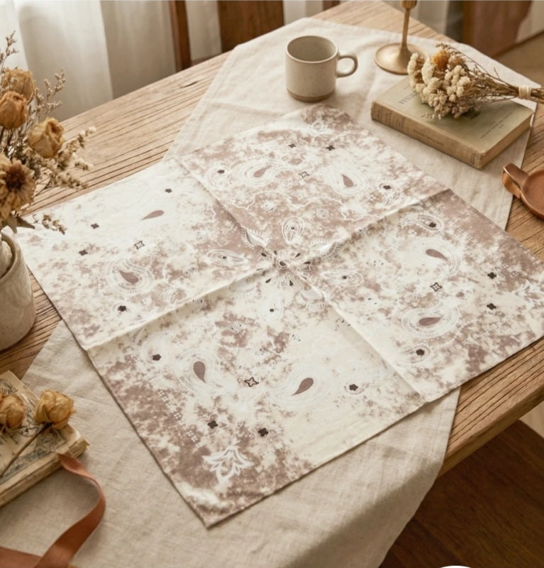 Katoenen Sjaaltje - Beige sjaal