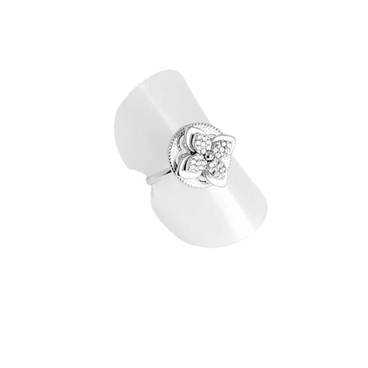 Spinning ring clover - Zilver ring