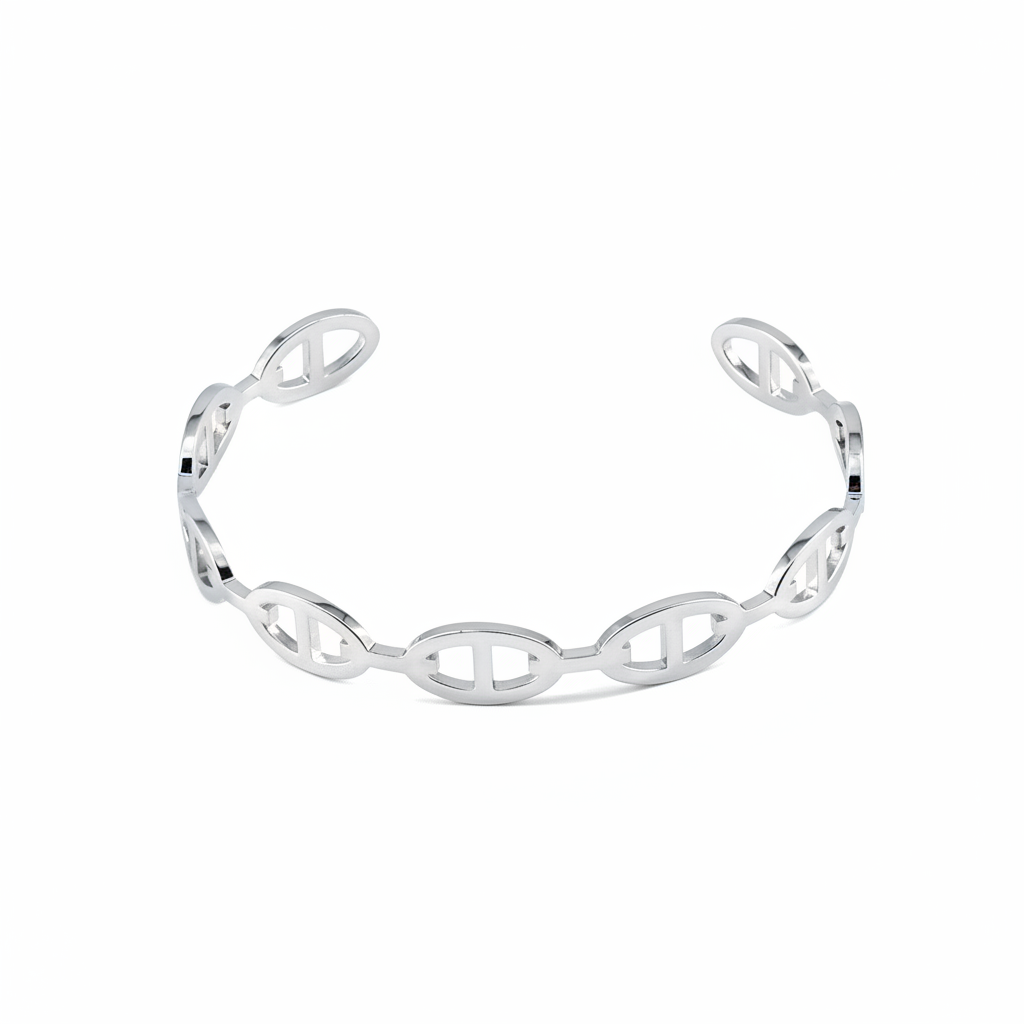 Armband bangle DD - Zilver Armbanden
