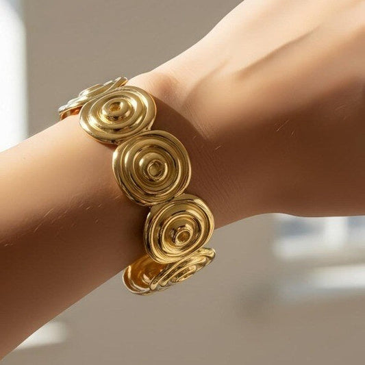 Armband Bangle Circles - Goud Armband