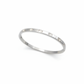 Armband bangle met strass - Zilver armband