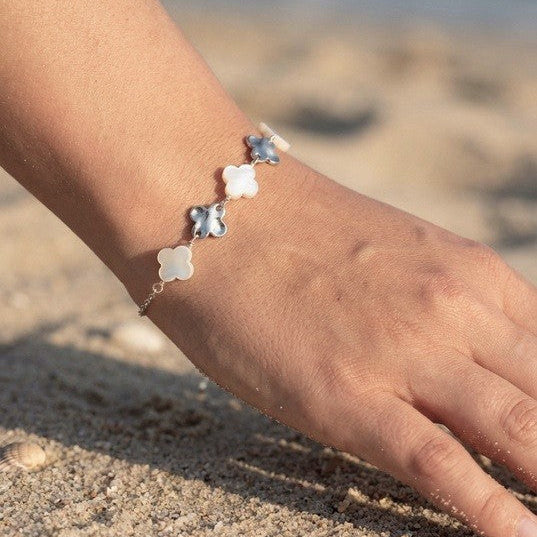 Armband Clover Variety - Zilver Armband