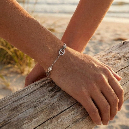 Armband DD Strass - Zilver Armband