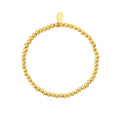 Armband midi beads 4mm - Goud armband