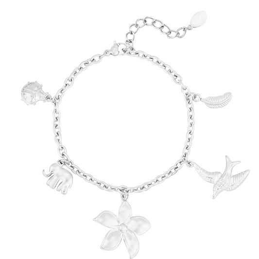 Armband nature- Zilver Armband