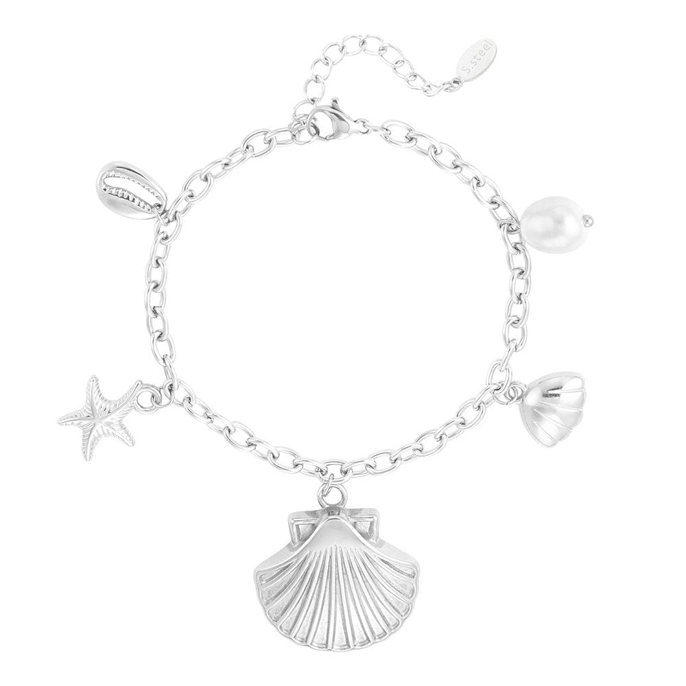 Armband seashell - Zilver Armband