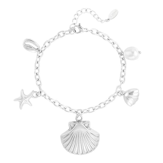 Armband seashell - Zilver Armband