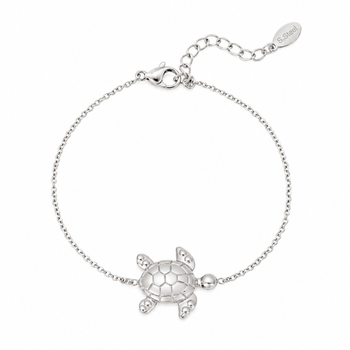 Armband Turtle - Goud & Zilver Zilver Armband