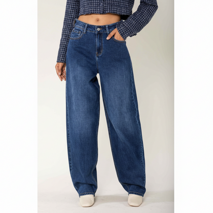 Balloon jeans - Donkerblauw broeken