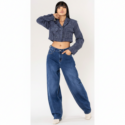 Balloon jeans - Donkerblauw broeken