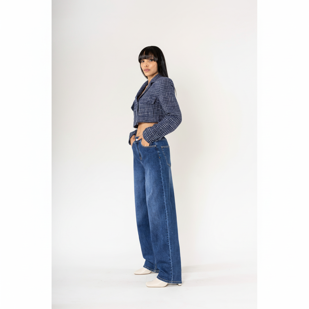 Balloon jeans - Donkerblauw broeken