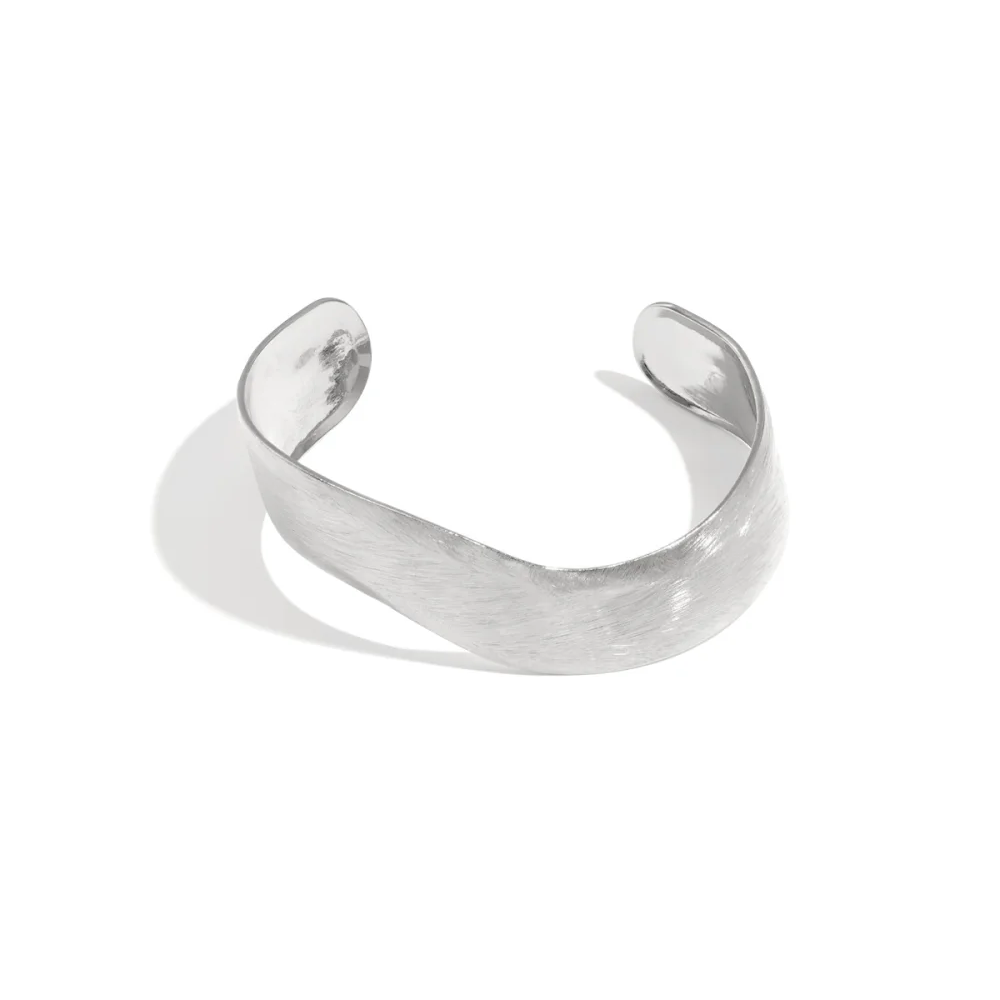 Bangle Armband Wave Zilver Armband