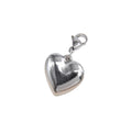 Bedel groot hart - Zilver Bedels
