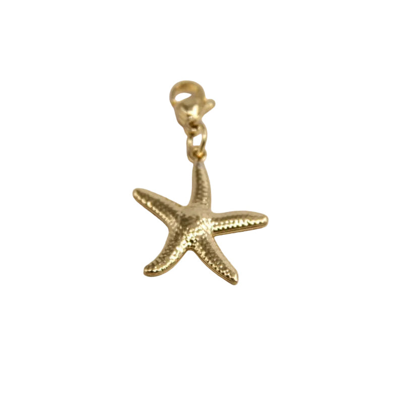 Bedel grote zeester - Goud bedel