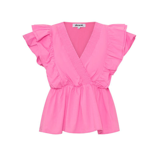 Top Ruffled - Roze Top