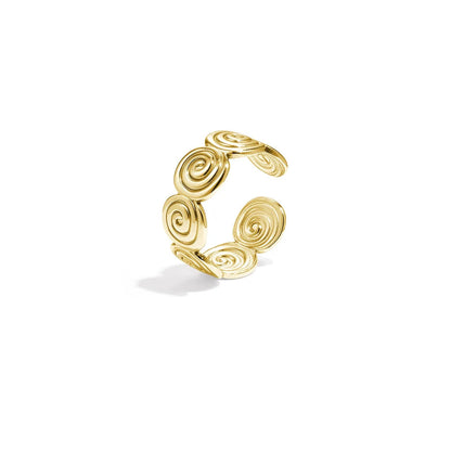Ring Swirl Goud Ring