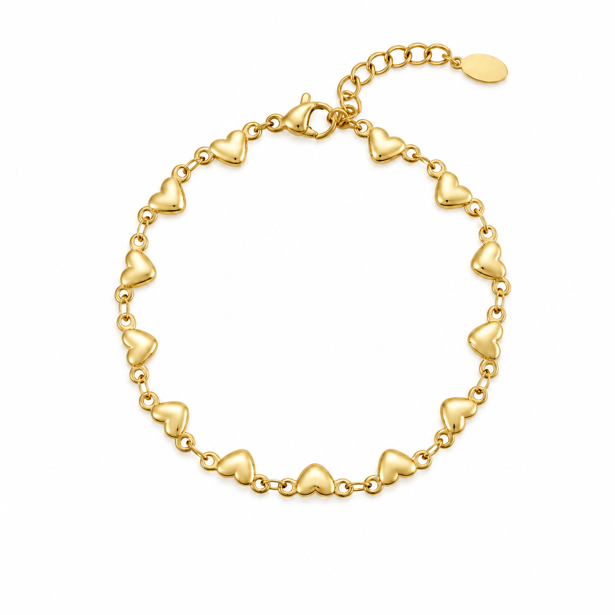 Armband Multi Hearts Goud Armband