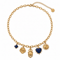 Bedel Ketting Blauw & Goud Kettingen
