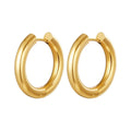 Hoops Oorbellen Goud – 4 Maten oorbellen