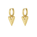 Oorbellen Cute Heart Goud oorbellen