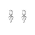 Oorbellen Love Heart – Zilver oorbellen