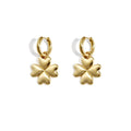 Oorbellen Lucky Clover Goud Goud Oorbellen