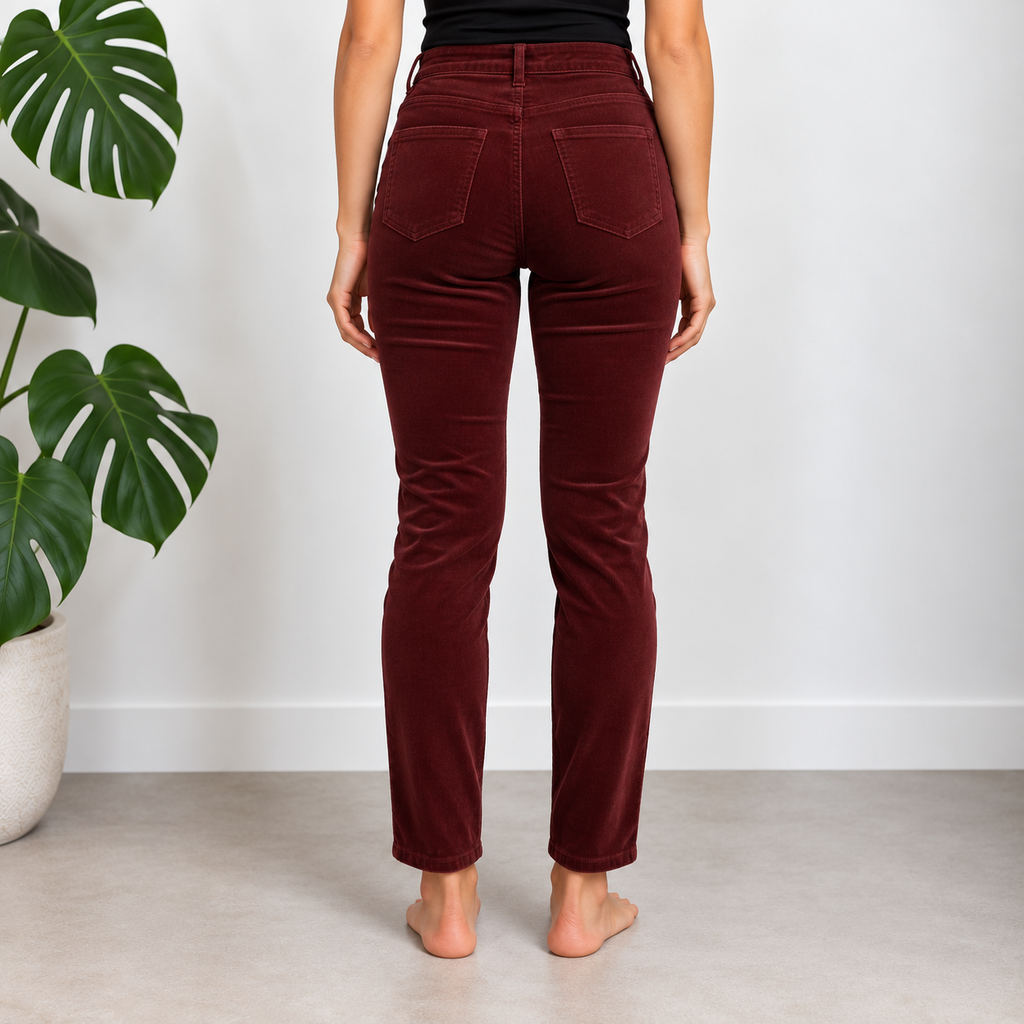 Broek Ribvelours Broeken