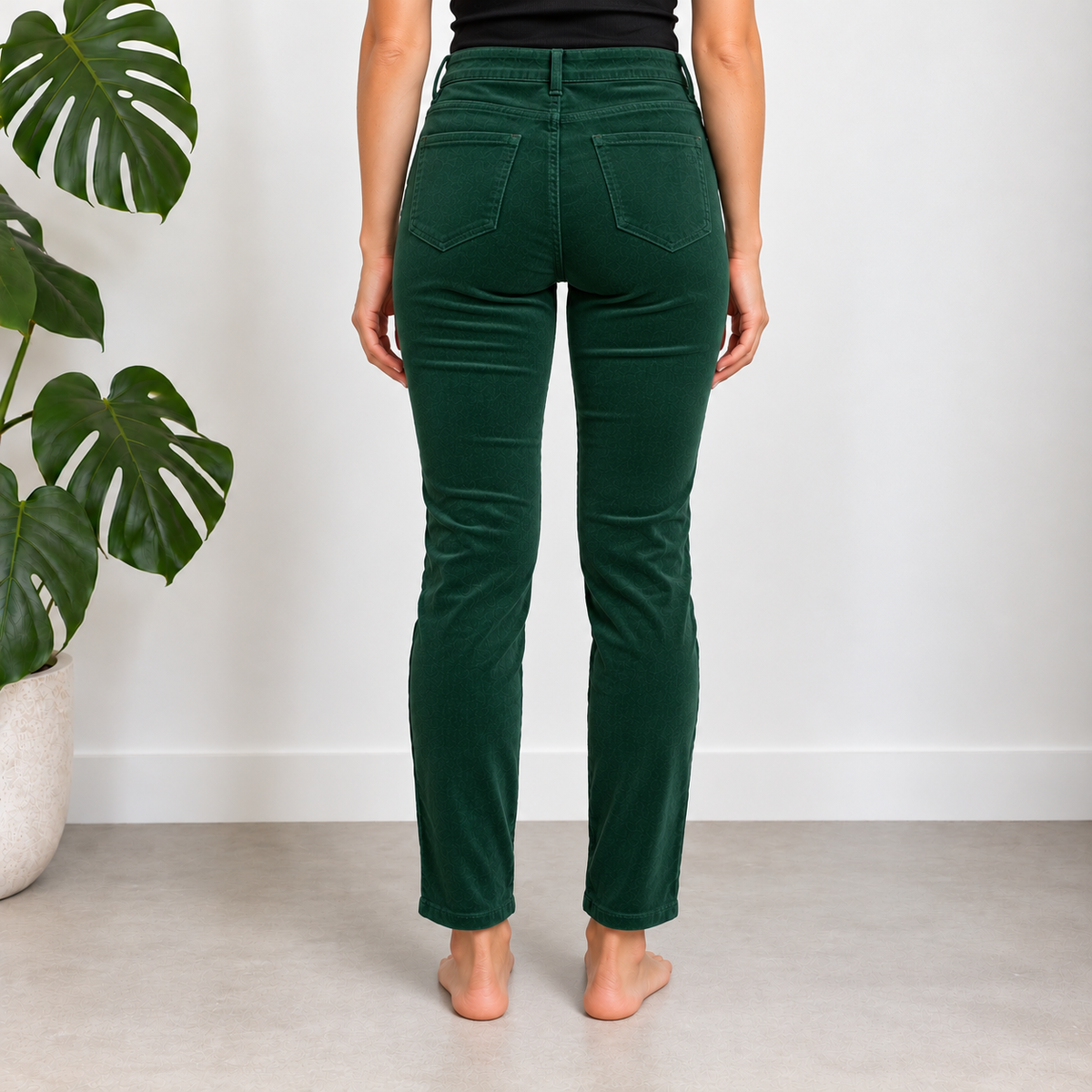 Broek Ribvelours Broeken
