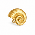 Ring Seashell Goud Ring