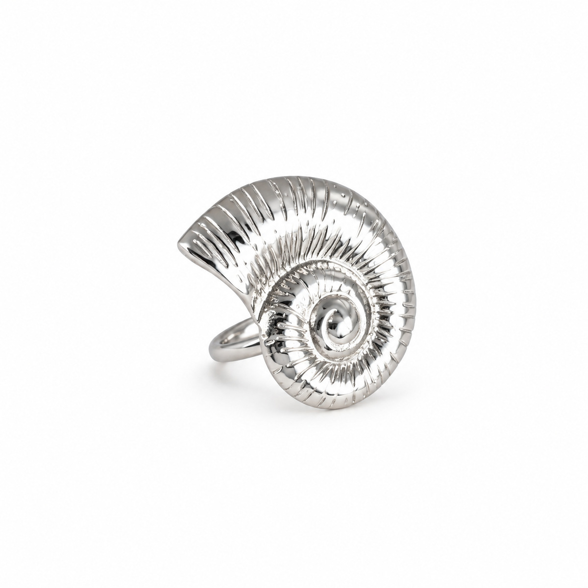 Ring Seashell Zilver Ring