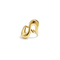 Ring Wave Goud Ring