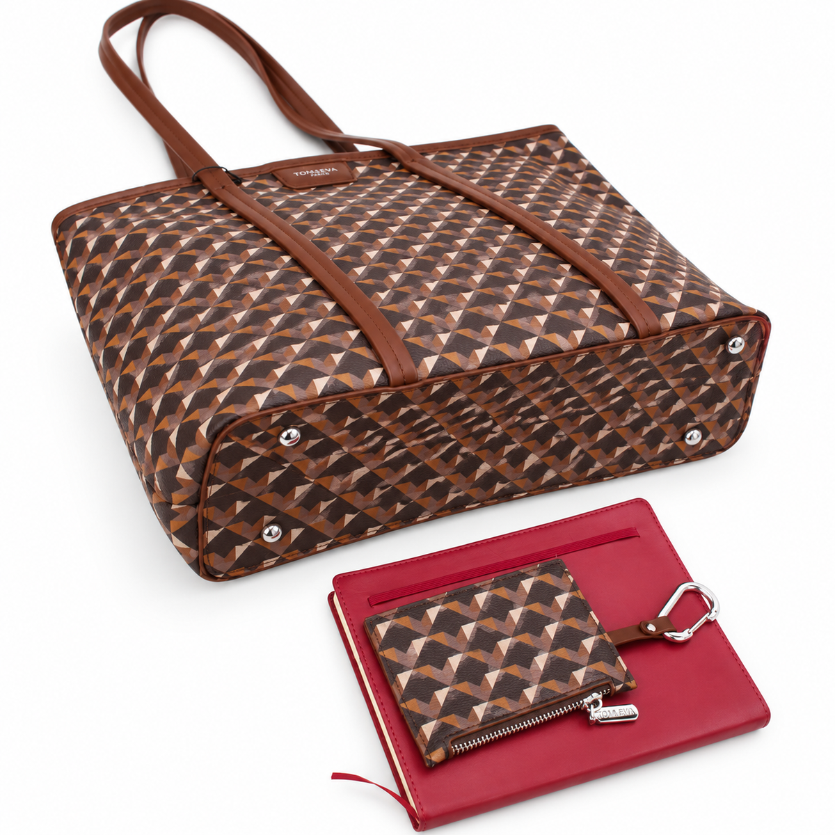 Shopper met Geometrische Print Tassen