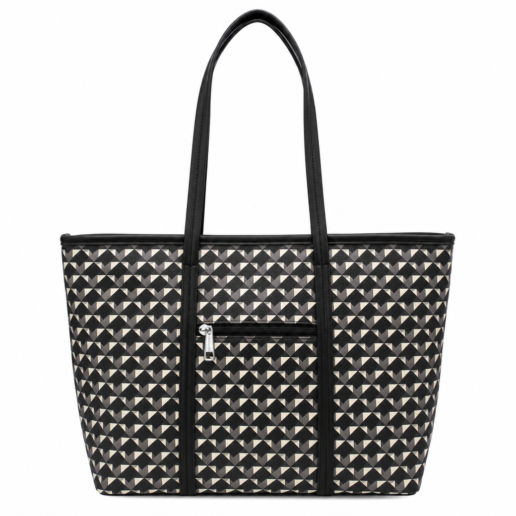 Shopper met Geometrische Print Tassen
