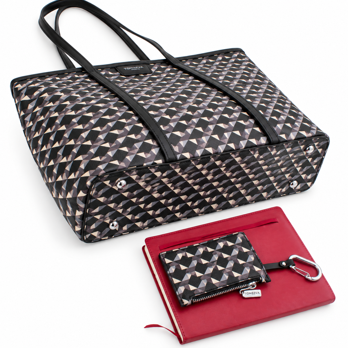 Shopper met Geometrische Print Tassen