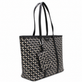 Shopper met Geometrische Print Zwart Tassen