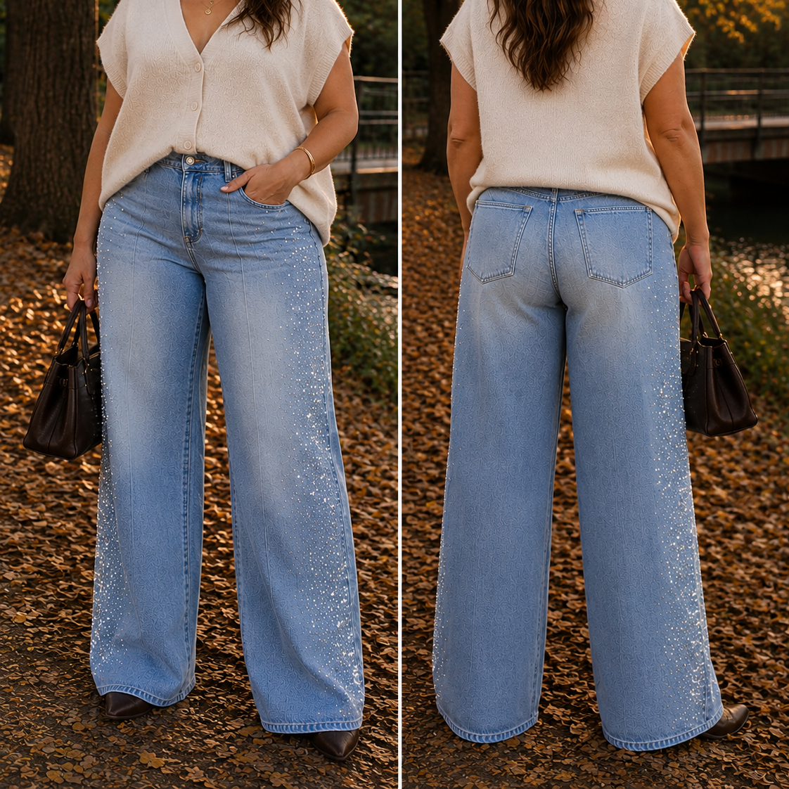 Tall & Curvy High Waist Glitter Jeans jeans
