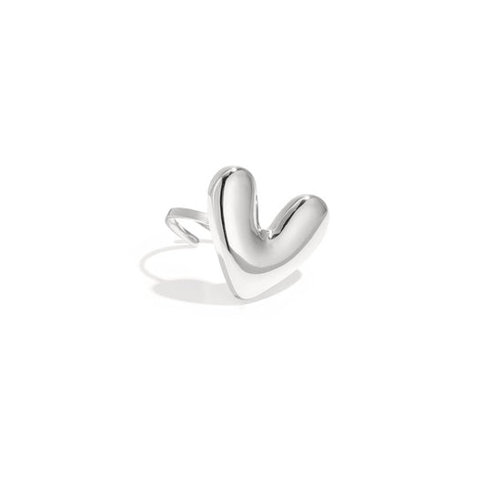 Ring Funky Heart - Zilver Ring