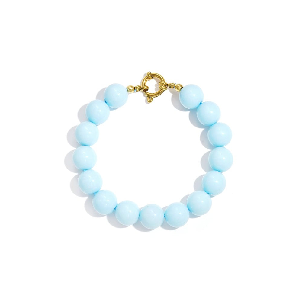 Blauwe Kralen Armband Armband