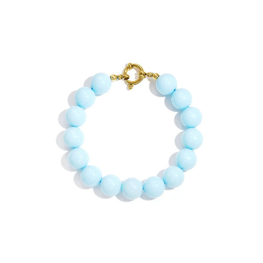 Blauwe Kralen Armband Armband