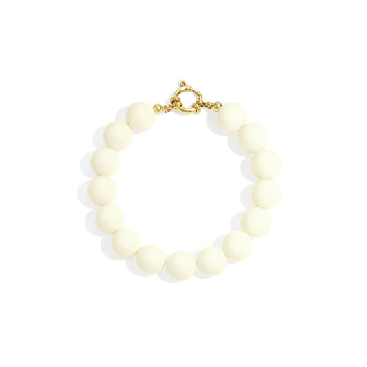 Witte Kralen Armband Armband