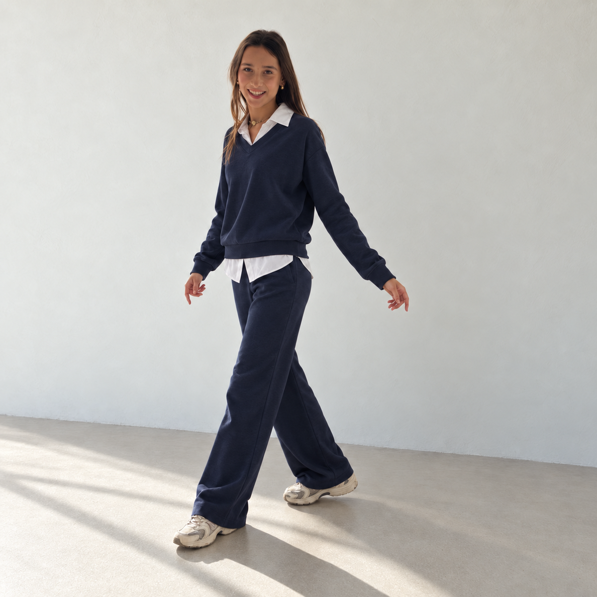Layered Comfy Set Navy Set