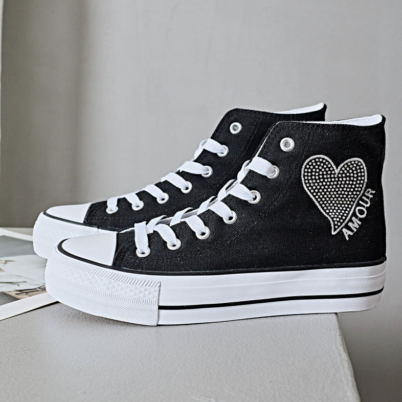 Hoge Sneakers - Zwart schoenen