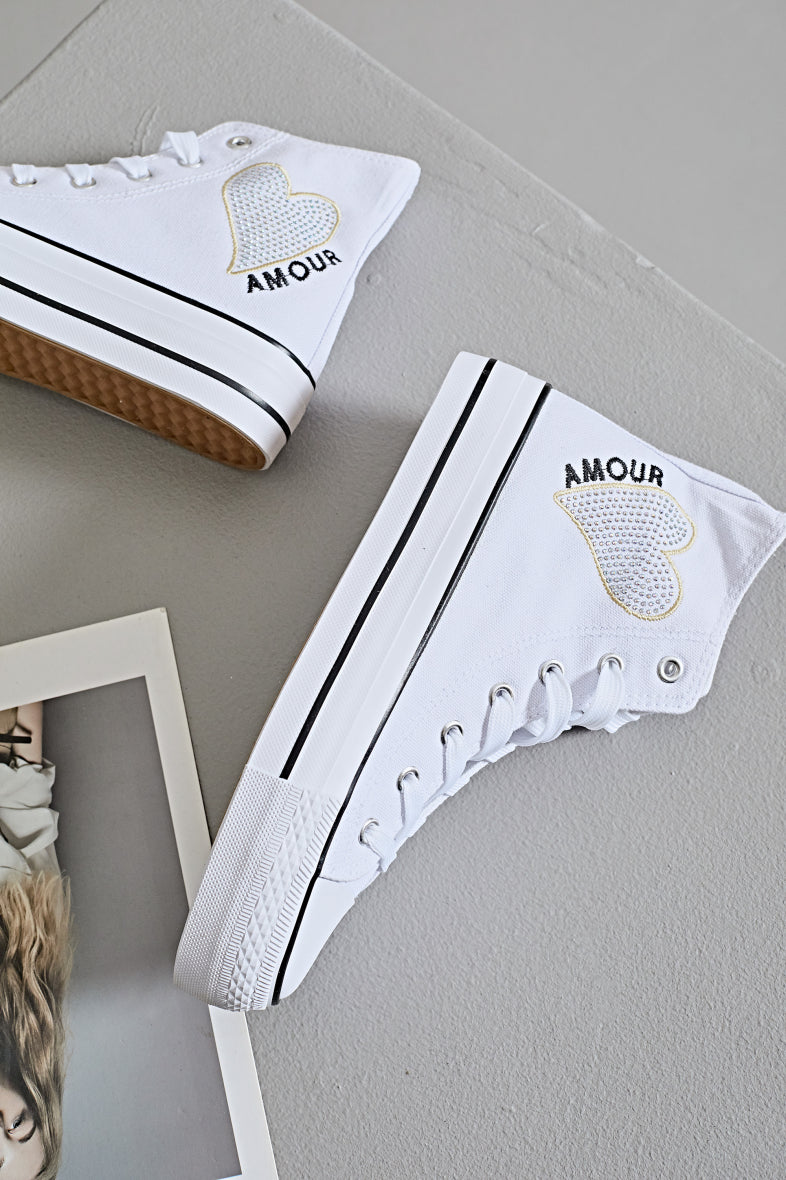 Hoge Sneakers - Wit schoenen