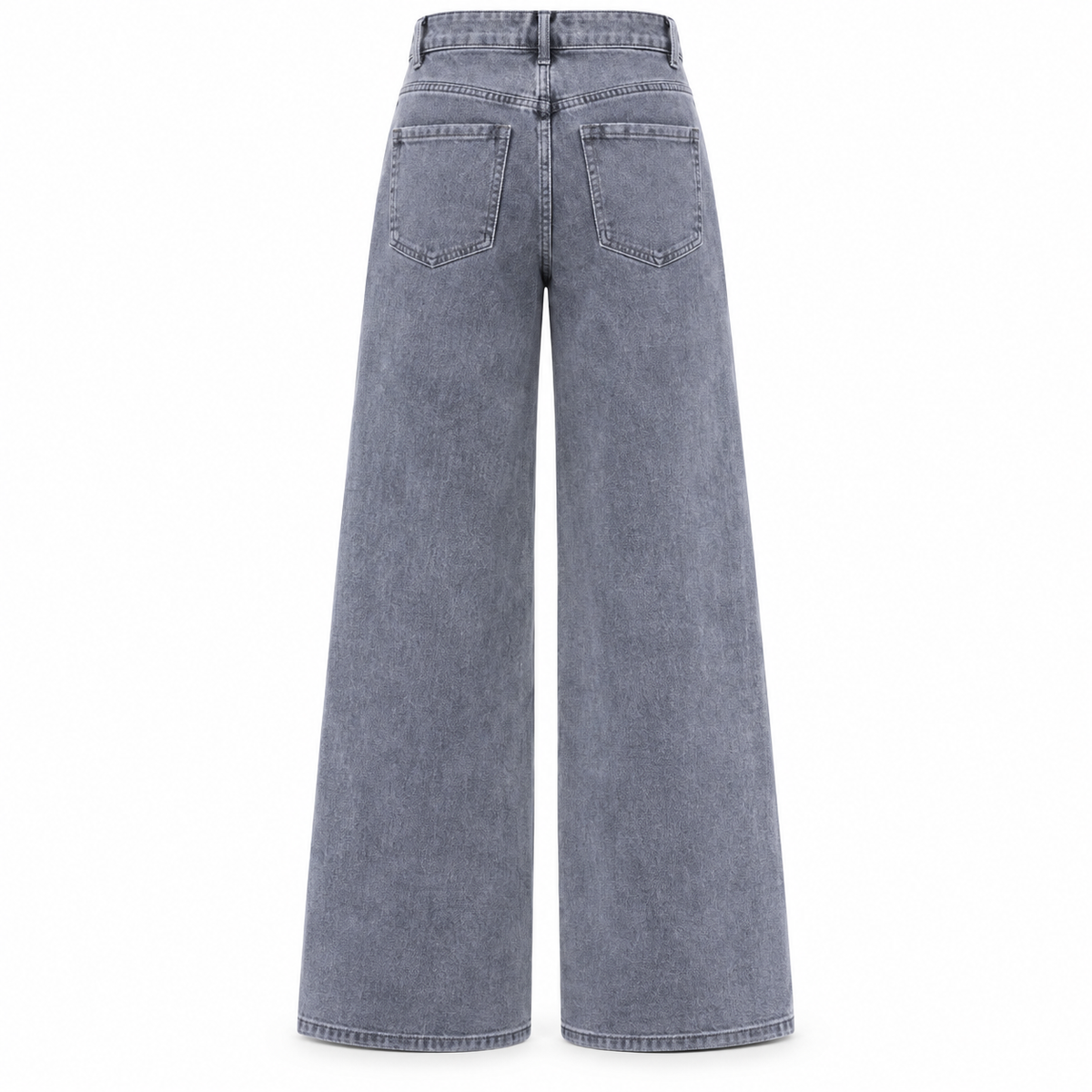 Extra Wide Leg Jeans - Lichtgrijs Jeans