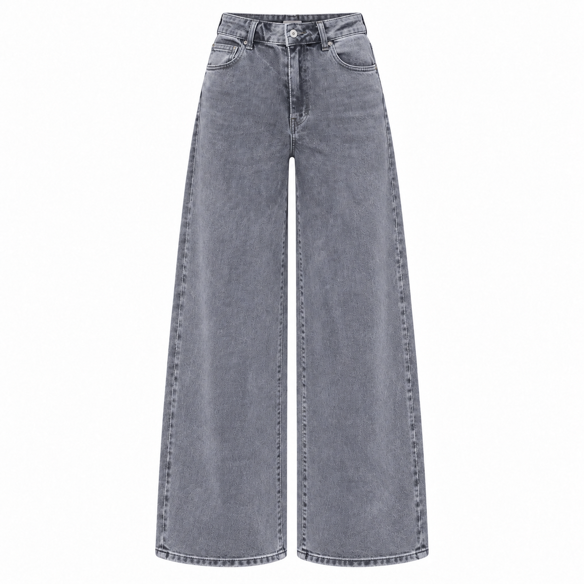 Extra Wide Leg Jeans - Lichtgrijs Jeans