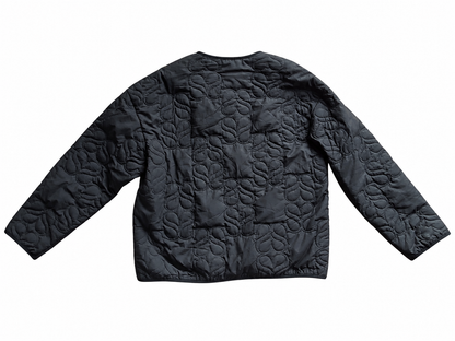 Quilted Cotton Jacket - Zwart