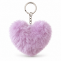 Fluffy Hart Sleutel- & Tashanger Lila Accessoires