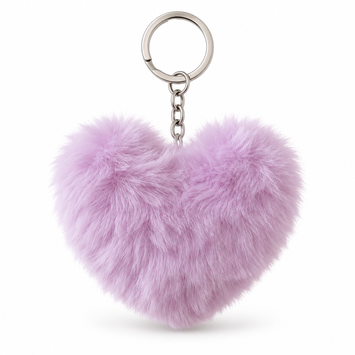 Fluffy Hart Sleutel- & Tashanger Lila Accessoires